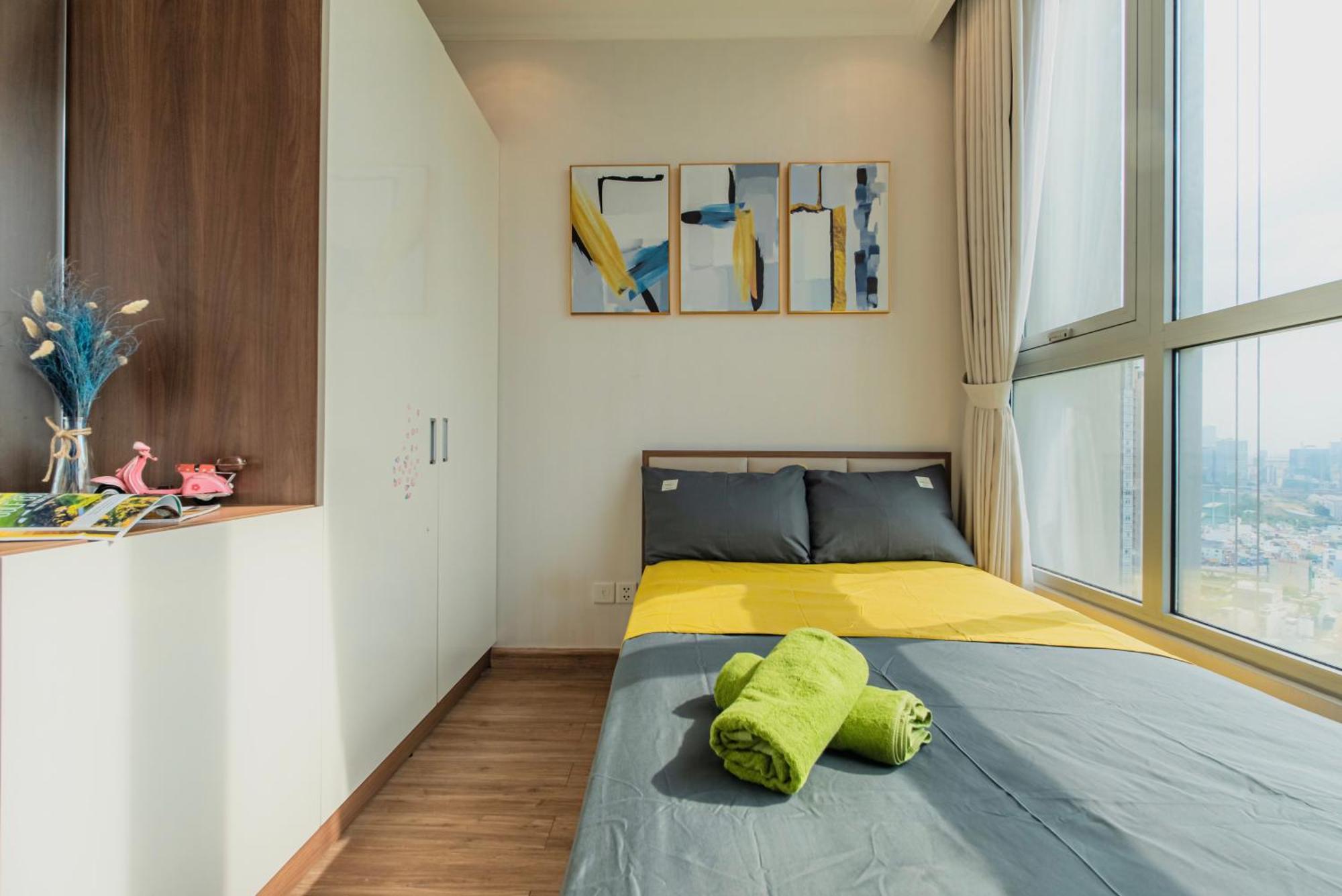 Central Apartments - Vinhomes Central Park, Landmark 81 Area & Ice Skating Rink Hô Chi Minh-Ville Extérieur photo
