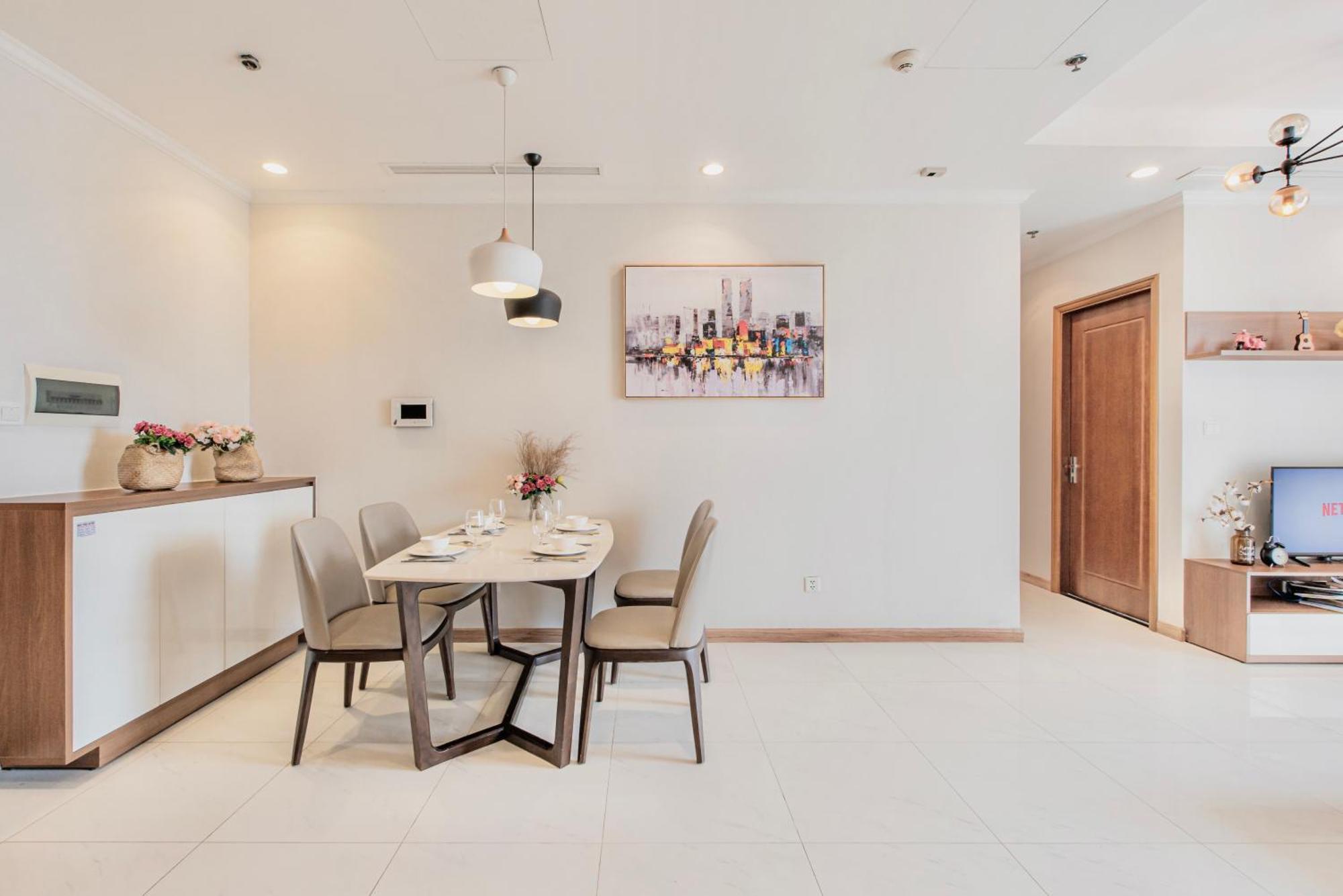 Central Apartments - Vinhomes Central Park, Landmark 81 Area & Ice Skating Rink Hô Chi Minh-Ville Extérieur photo