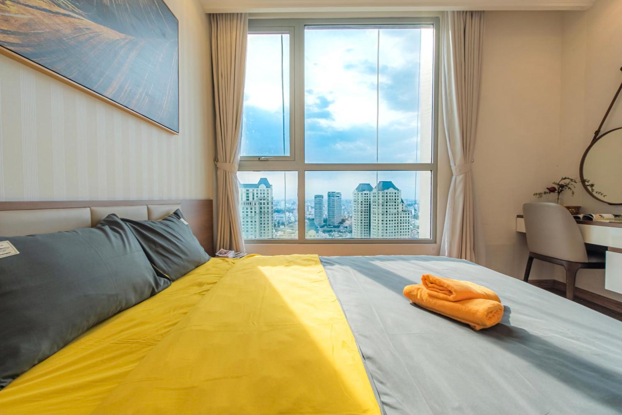 Central Apartments - Vinhomes Central Park, Landmark 81 Area & Ice Skating Rink Hô Chi Minh-Ville Extérieur photo