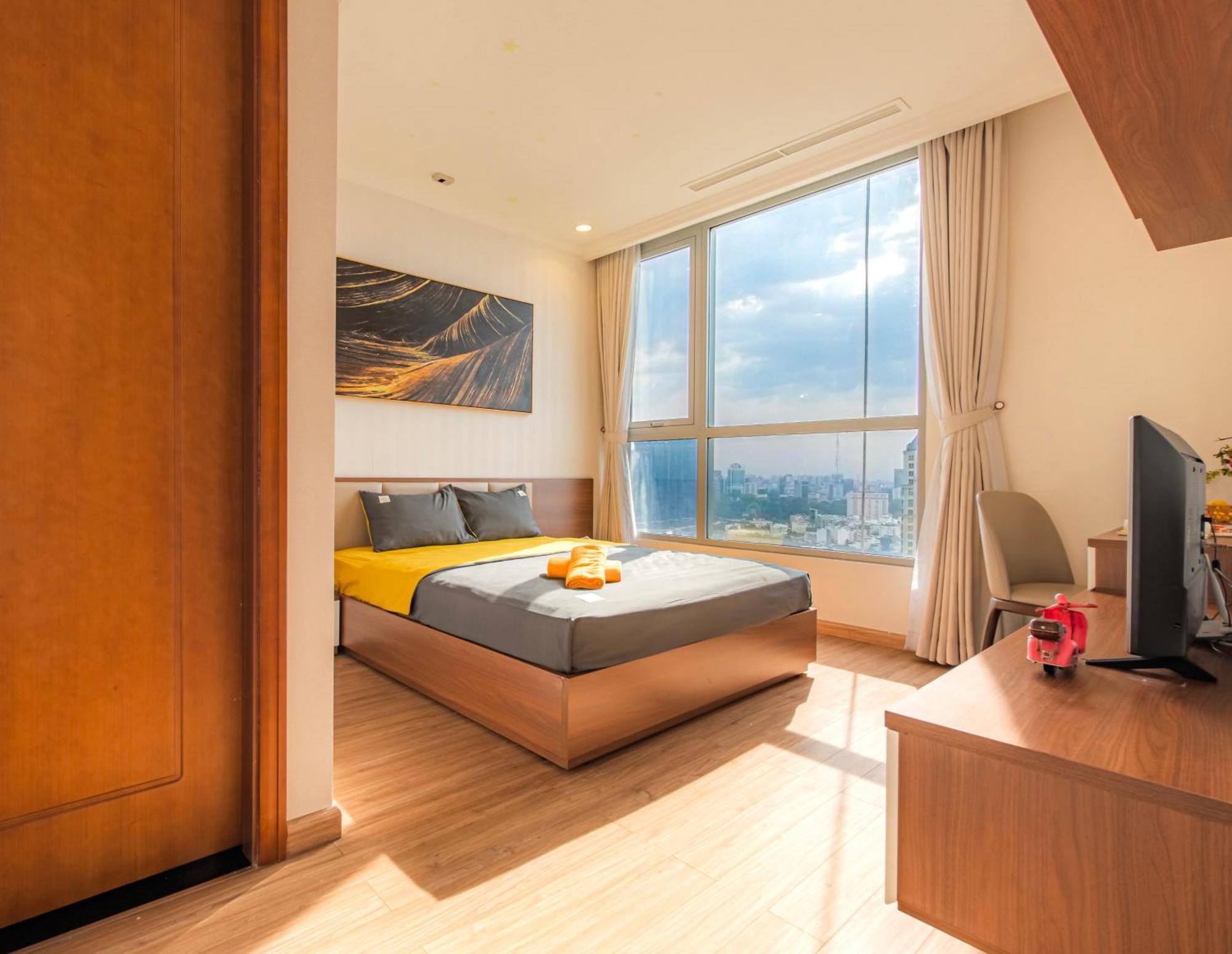 Central Apartments - Vinhomes Central Park, Landmark 81 Area & Ice Skating Rink Hô Chi Minh-Ville Extérieur photo