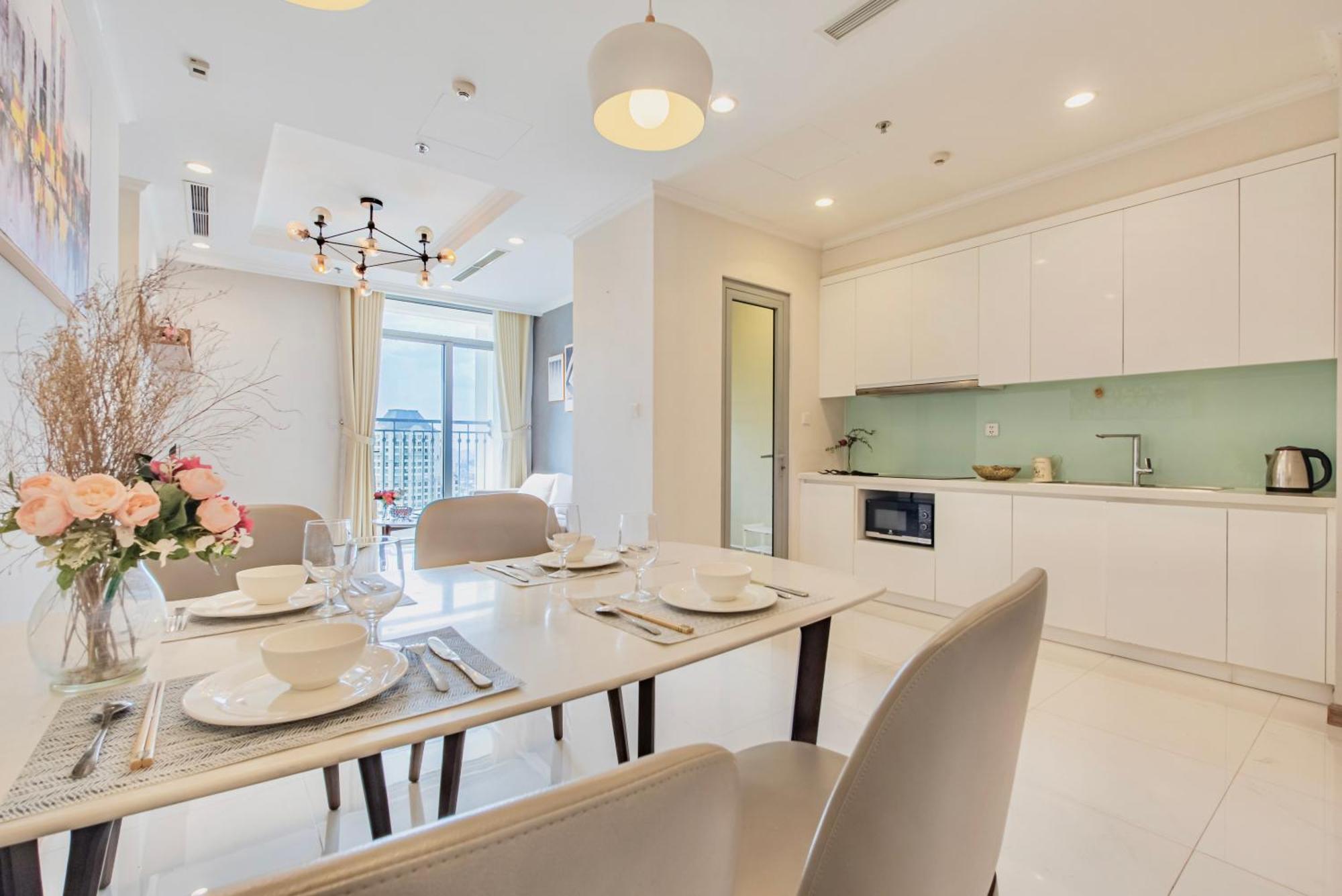 Central Apartments - Vinhomes Central Park, Landmark 81 Area & Ice Skating Rink Hô Chi Minh-Ville Extérieur photo