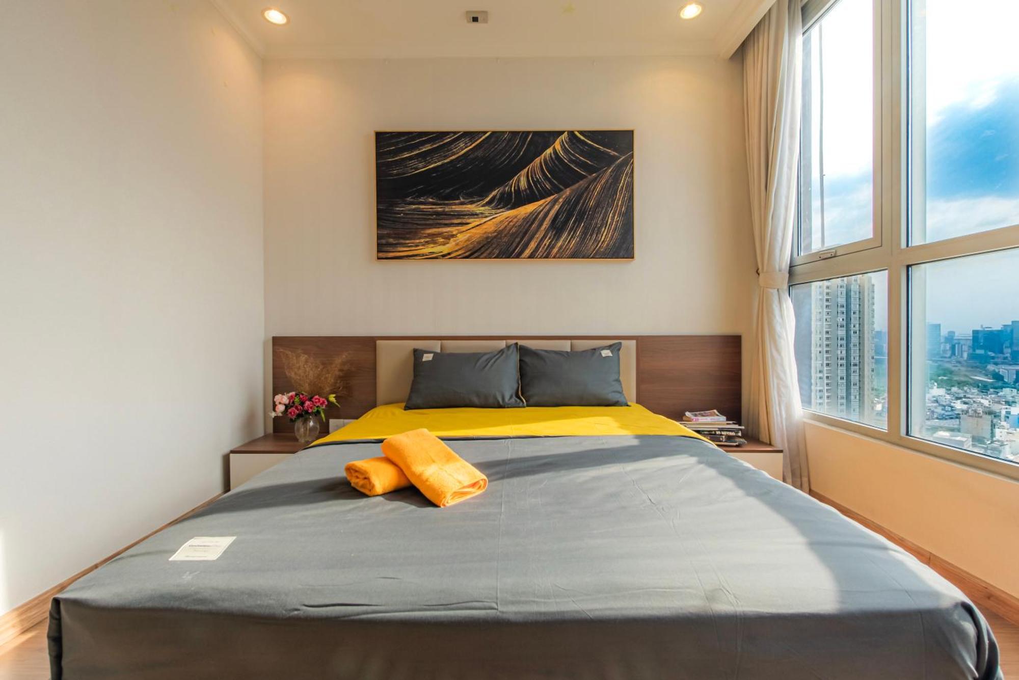 Central Apartments - Vinhomes Central Park, Landmark 81 Area & Ice Skating Rink Hô Chi Minh-Ville Extérieur photo