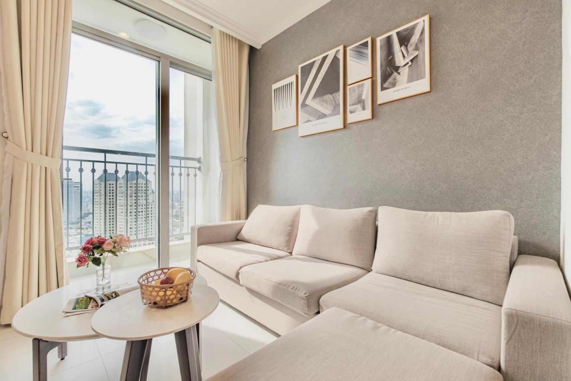 Central Apartments - Vinhomes Central Park, Landmark 81 Area & Ice Skating Rink Hô Chi Minh-Ville Extérieur photo
