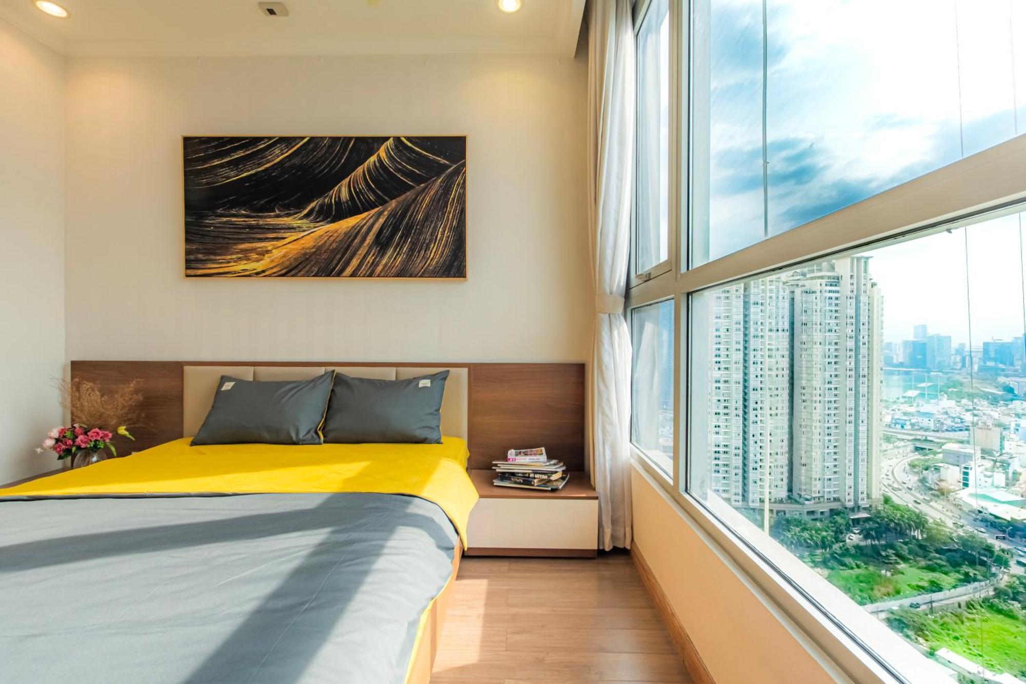 Central Apartments - Vinhomes Central Park, Landmark 81 Area & Ice Skating Rink Hô Chi Minh-Ville Extérieur photo